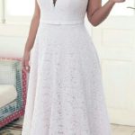50 V Neck Bridal Dresses for Plus Size Ideas 43