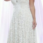 50 V Neck Bridal Dresses for Plus Size Ideas 9