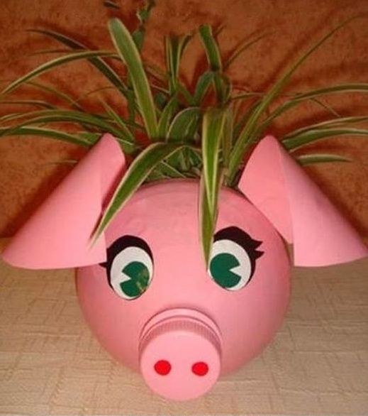 50 Ways to Reuse Plastic Bottles to Cute Planters Ideas 10