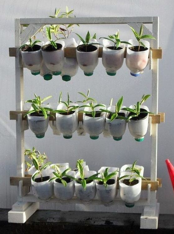 50 Ways to Reuse Plastic Bottles to Cute Planters Ideas 15