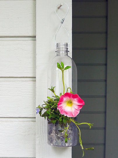 50 Ways to Reuse Plastic Bottles to Cute Planters Ideas 20