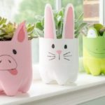 50 Ways to Reuse Plastic Bottles to Cute Planters Ideas 33