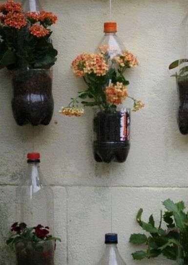 50 Ways to Reuse Plastic Bottles to Cute Planters Ideas 35