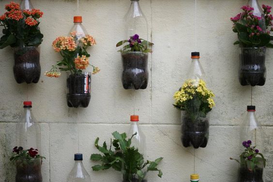 50 Ways to Reuse Plastic Bottles to Cute Planters Ideas 5