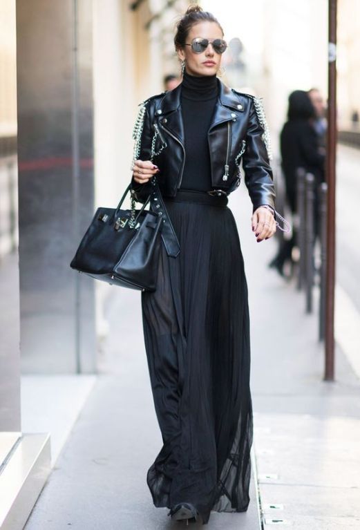 60 Spring and Summer All Black Outfits Ideas 19