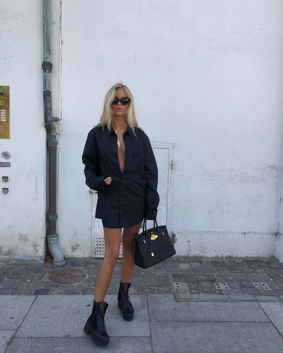 60 Spring and Summer All Black Outfits Ideas 2