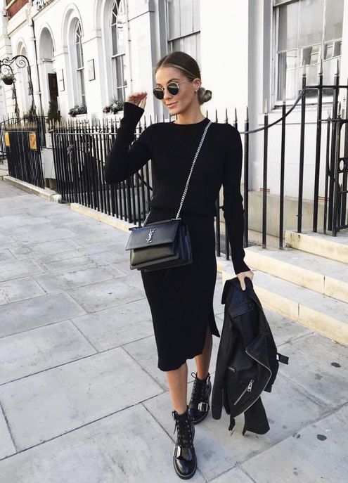 60 Spring and Summer All Black Outfits Ideas 22
