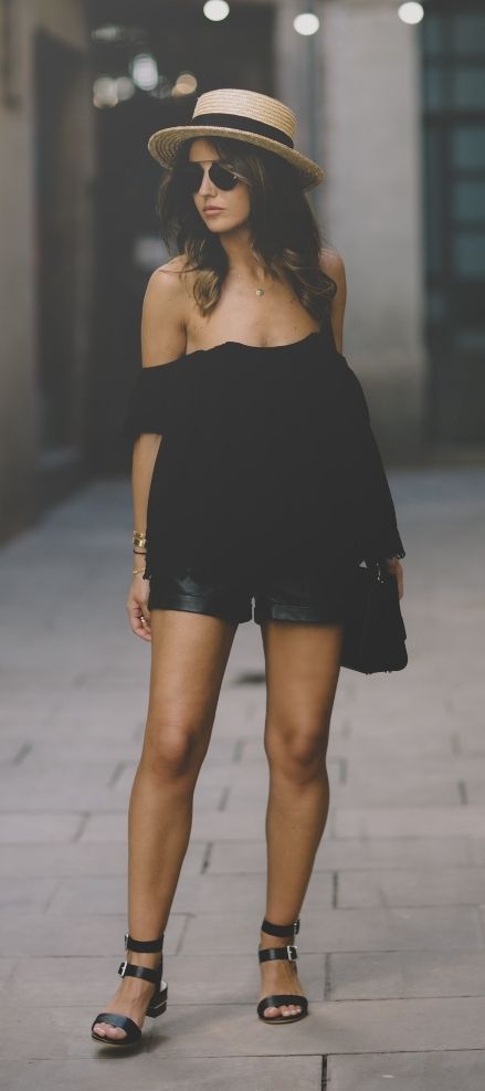 60 Spring and Summer All Black Outfits Ideas 25