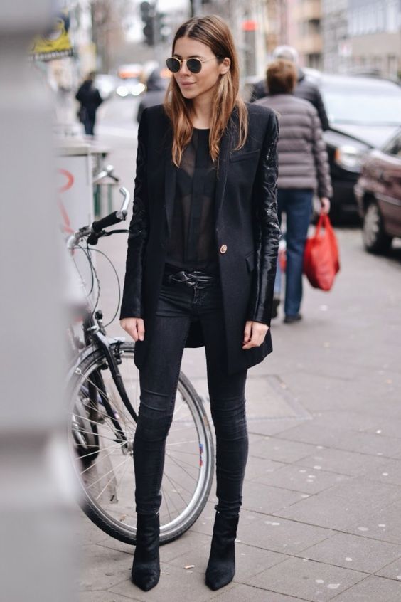 60 Spring and Summer All Black Outfits Ideas 26