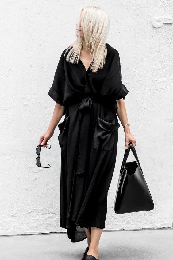 60 Spring and Summer All Black Outfits Ideas 33