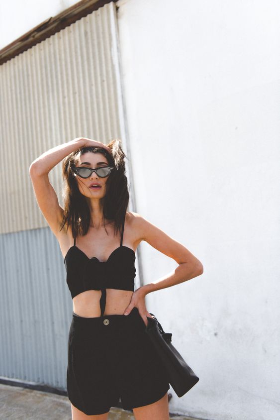 60 Spring and Summer All Black Outfits Ideas 55