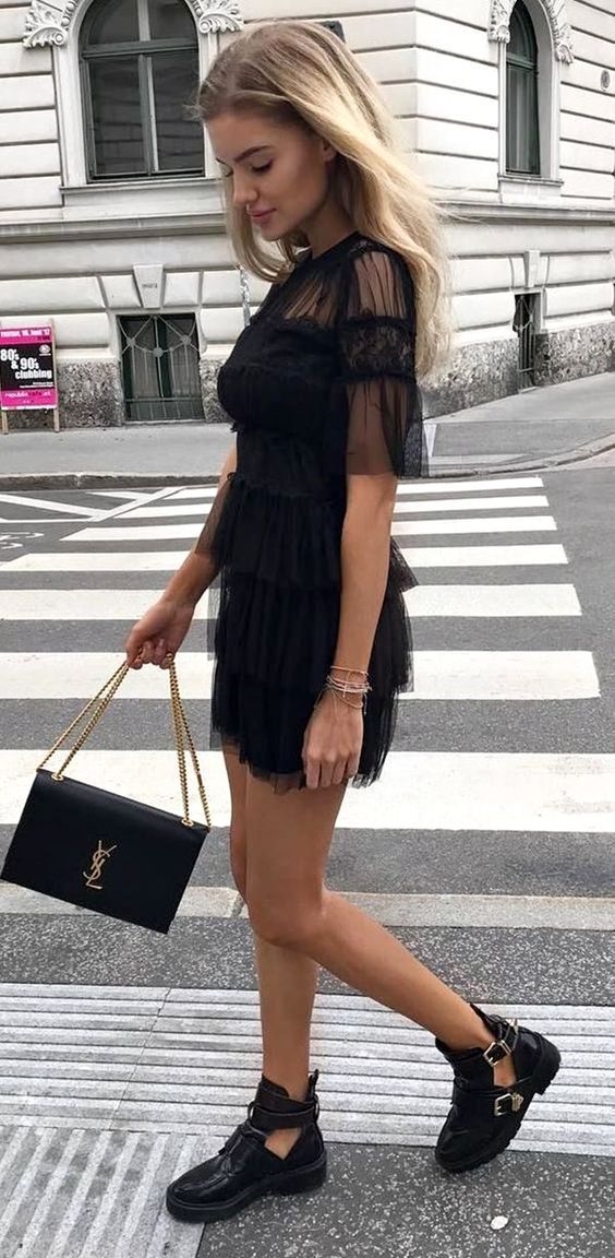 60 Spring and Summer All Black Outfits Ideas 60