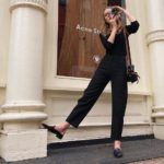 60 Spring and Summer All Black Outfits Ideas 9