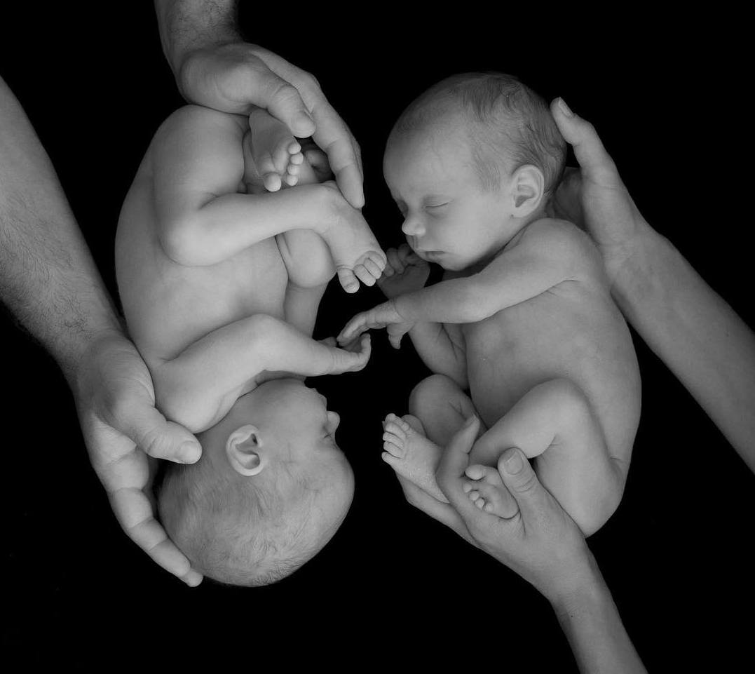 100 Cute Twins New Born Photography You Can Copy 20