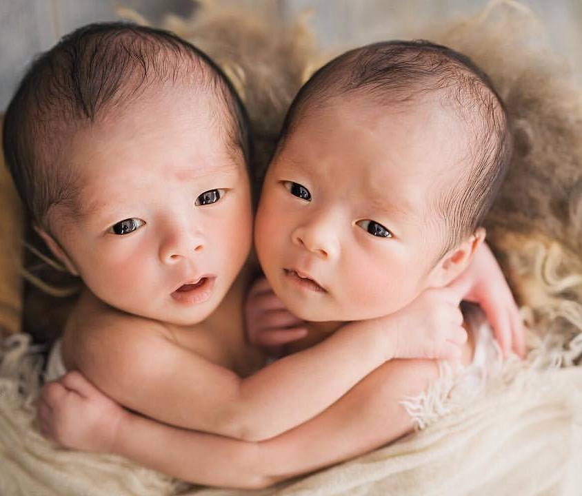 100 Cute Twins New Born Photography You Can Copy 9