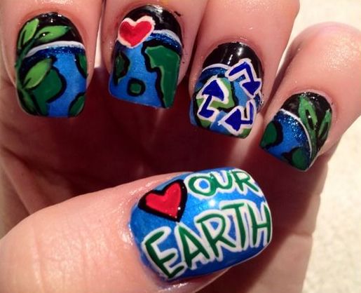 30 Earth Day Nails Art Ideas 20 2