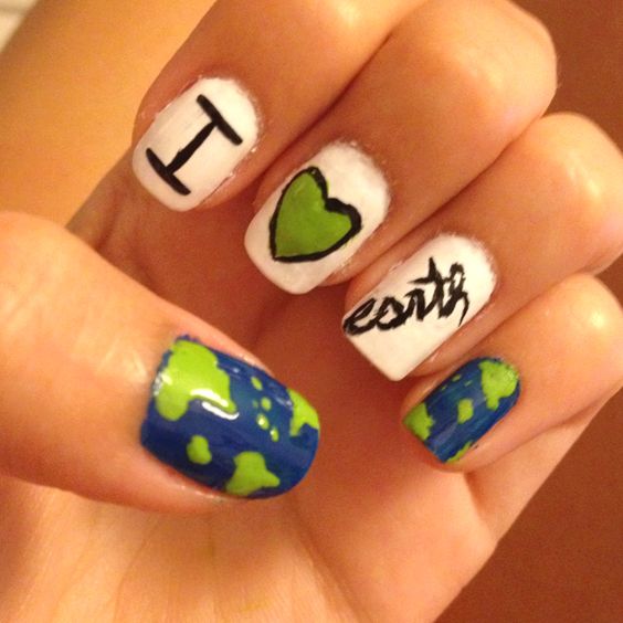 30 Earth Day Nails Art Ideas 28 2