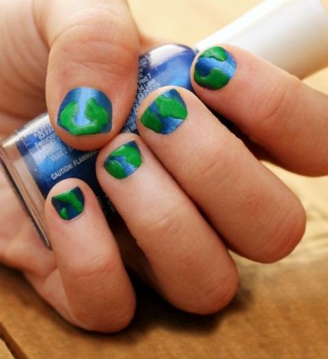 30 Earth Day Nails Art Ideas 5 2