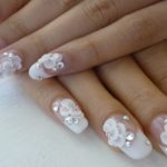30 Glam Wedding Nail Art for Bride Ideas 31