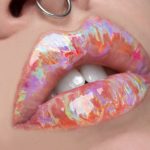30 Holographic Lips Ideas 34