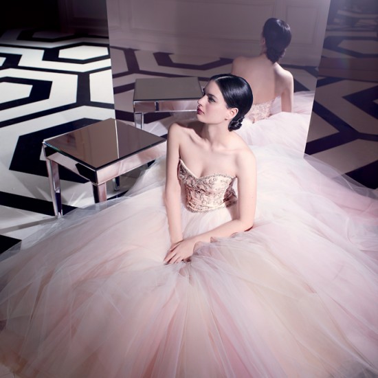 30 Soft Color Look Bridal Dresses Ideas 12