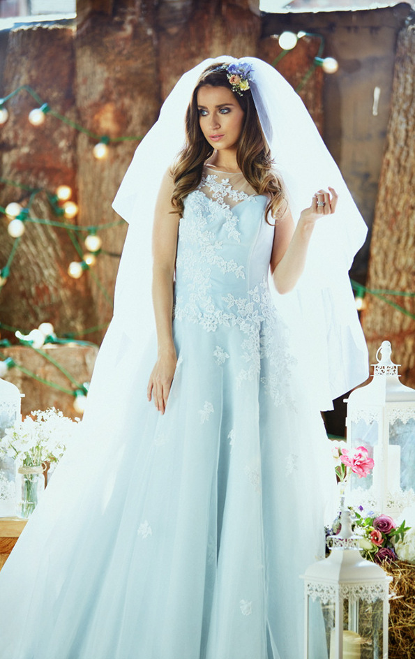 30 Soft Color Look Bridal Dresses Ideas 14