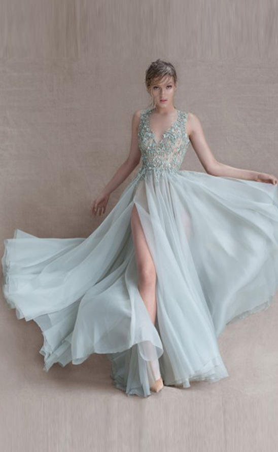 30 Soft Color Look Bridal Dresses Ideas 3