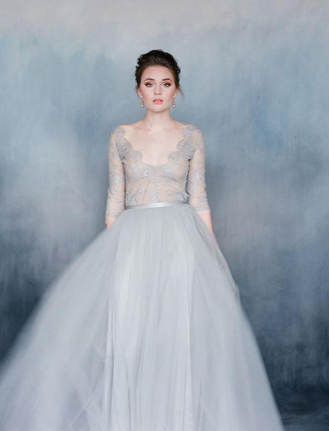 30 Soft Color Look Bridal Dresses Ideas 35