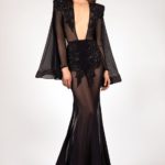 40 Black Mesh Long Dresses Ideas 1