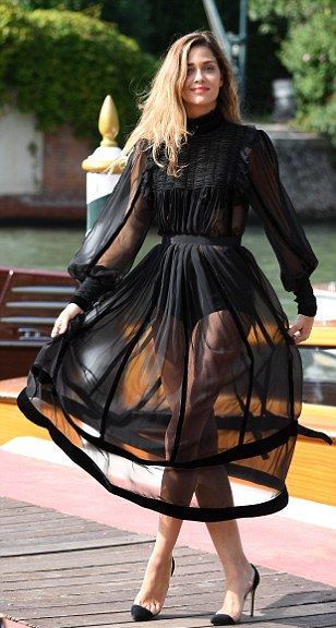 40 Black Mesh Long Dresses Ideas 10