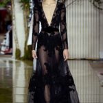 40 Black Mesh Long Dresses Ideas 12