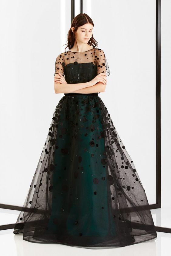 40 Black Mesh Long Dresses Ideas 17