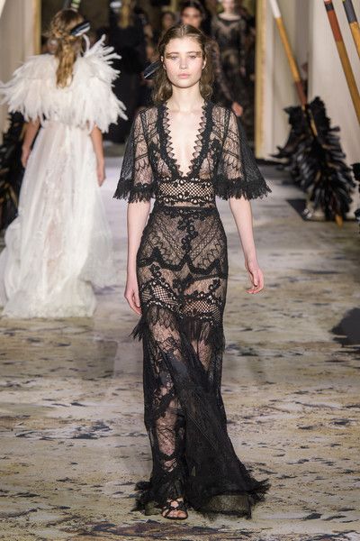 40 Black Mesh Long Dresses Ideas 2