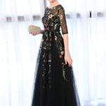 40 Black Mesh Long Dresses Ideas 8