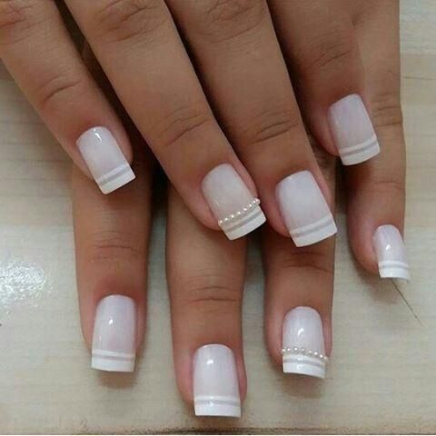40 Elegant Look Bridal Nail Art Ideas 1