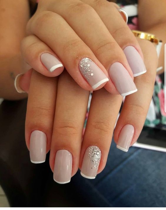 40 Elegant Look Bridal Nail Art Ideas 11