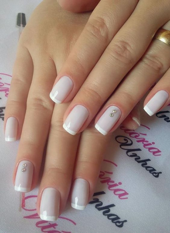 Elegant Look Bridal Nail Art Ideas Style Female