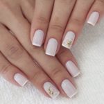 40 Elegant Look Bridal Nail Art Ideas 9