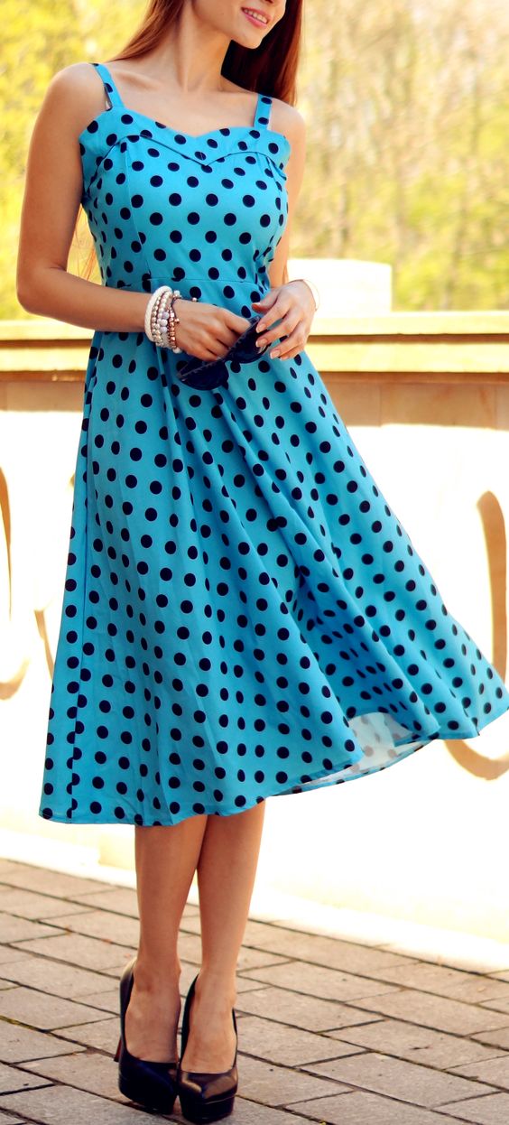 40 Polka Dot Dresses In Fashion Ideas 21 Style Female