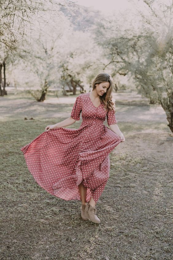 40 Polka Dot Dresses In Fashion Ideas 35