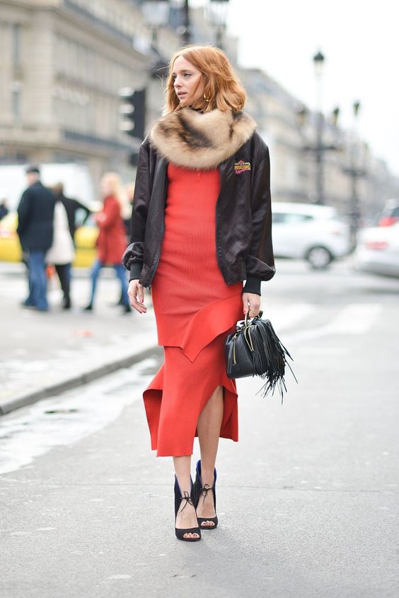 50 Fashionable Red Outfit Ideas 18 – Style Female