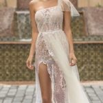 50 One Shoulder Bridal Dresses Ideas 17
