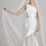 50 One Shoulder Bridal Dresses Ideas 40