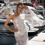 50 One Shoulder Bridal Dresses Ideas 53