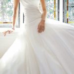 50 One Shoulder Bridal Dresses Ideas 7