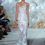 50 One Shoulder Bridal Dresses Ideas 8