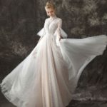 50 Simple Glam Victorian Neck Style Bridal Dresses Ideas 11