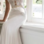 50 Simple Glam Victorian Neck Style Bridal Dresses Ideas 13