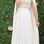 50 Simple Glam Victorian Neck Style Bridal Dresses Ideas 17