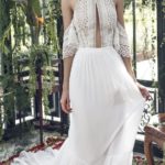 50 Simple Glam Victorian Neck Style Bridal Dresses Ideas 22